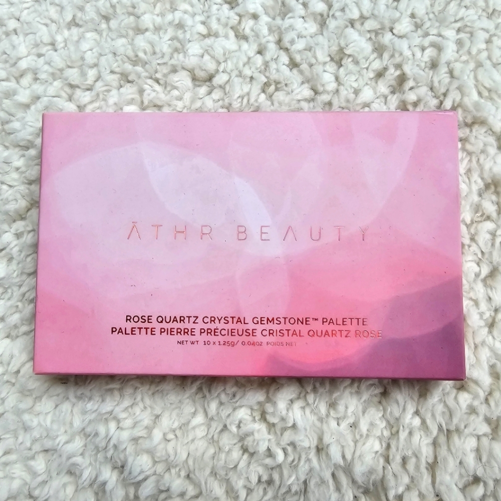 ATHR Beauty Rose Quartz Crystal Eyeshadow Palette